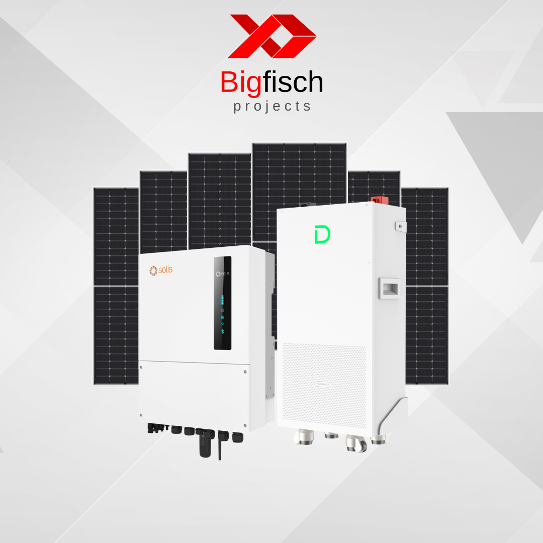 Complete Solution: Residential Solar System: 8kW Inverter + 14kWh Lithium Battery + 12 x Solar Panels