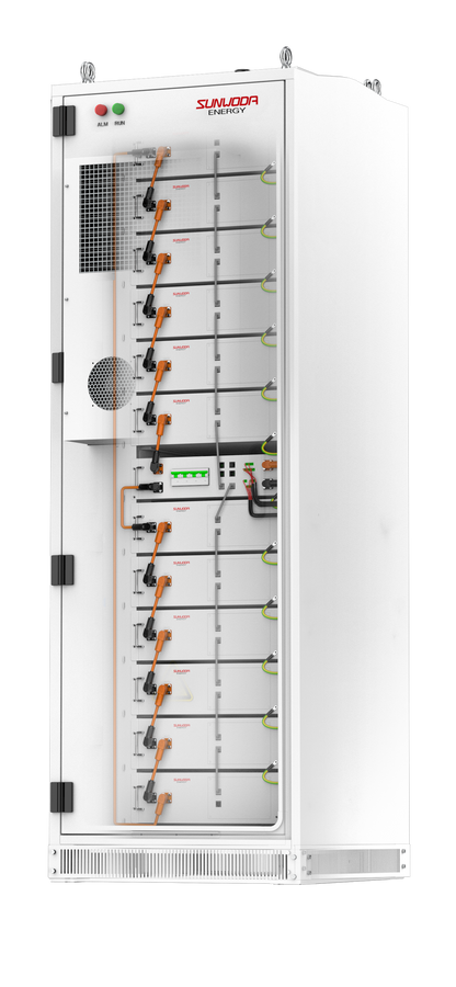 Commercial Solar System: 50kW Inverter + 120kWh Lithium Battery + 104 x Solar Panels
